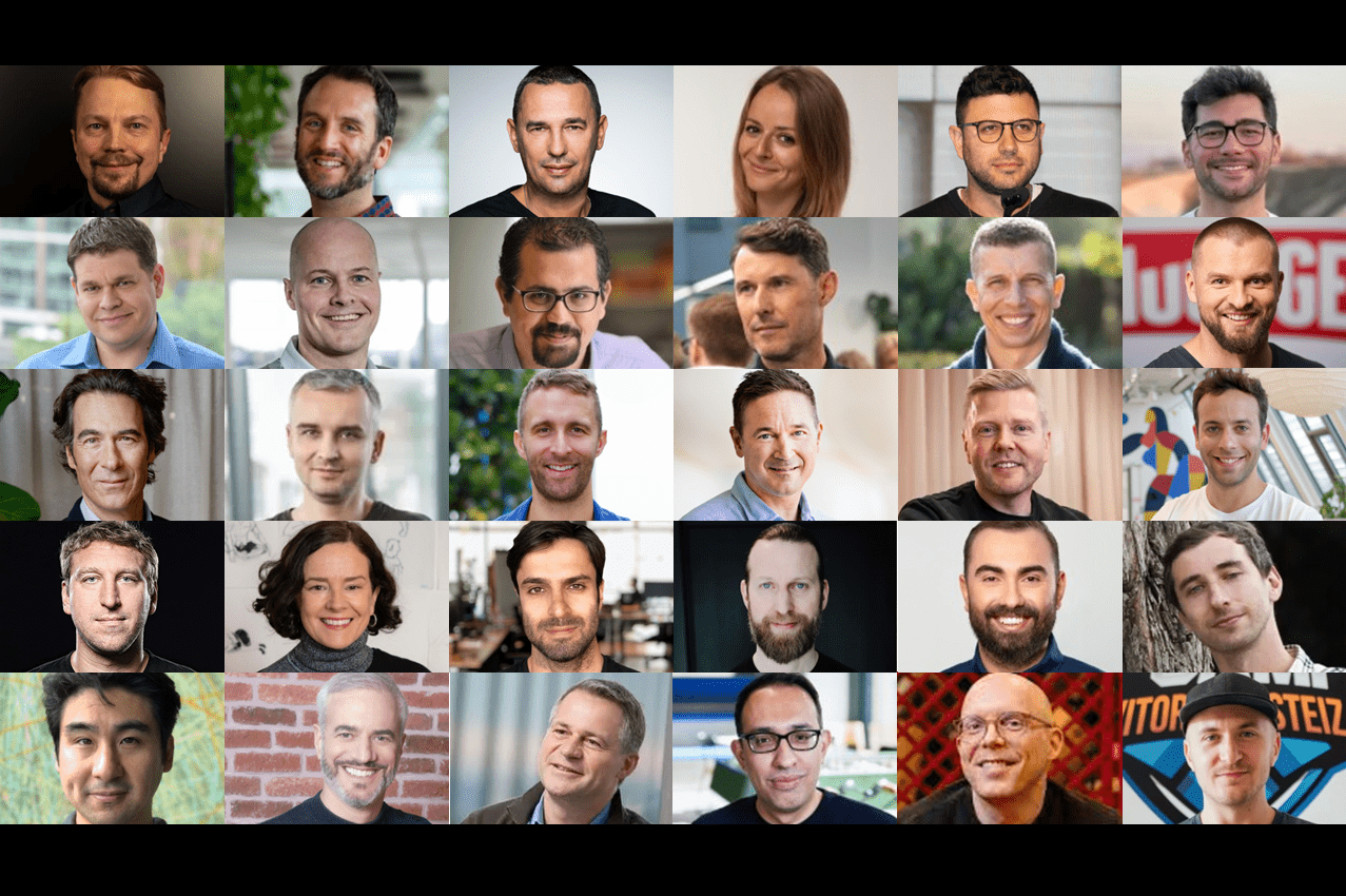 Mobile games leaders collage